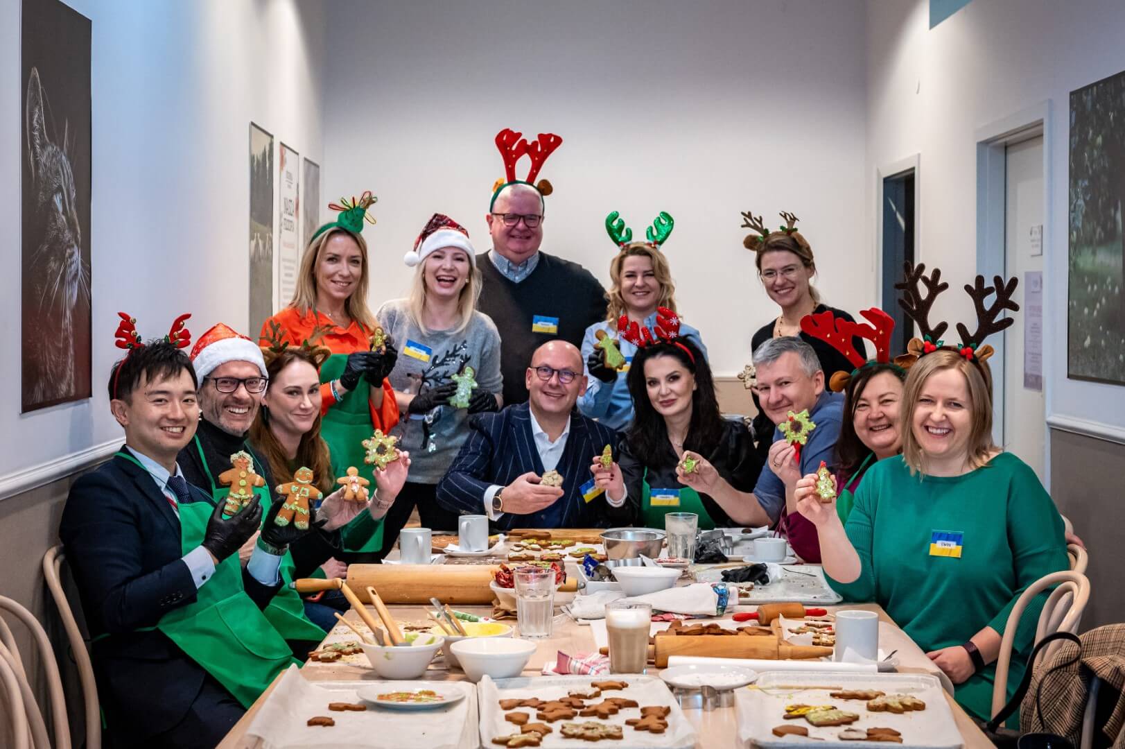 Świąteczne pierniki, spotkanie, Kajima, Eurobuild