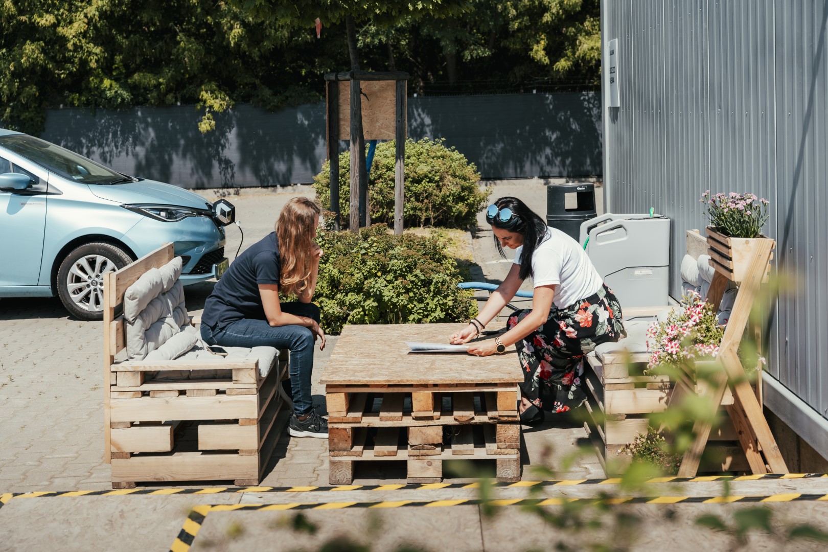Biura w modułach kontenerowych, Dzień Ziemii, Kajima Poland