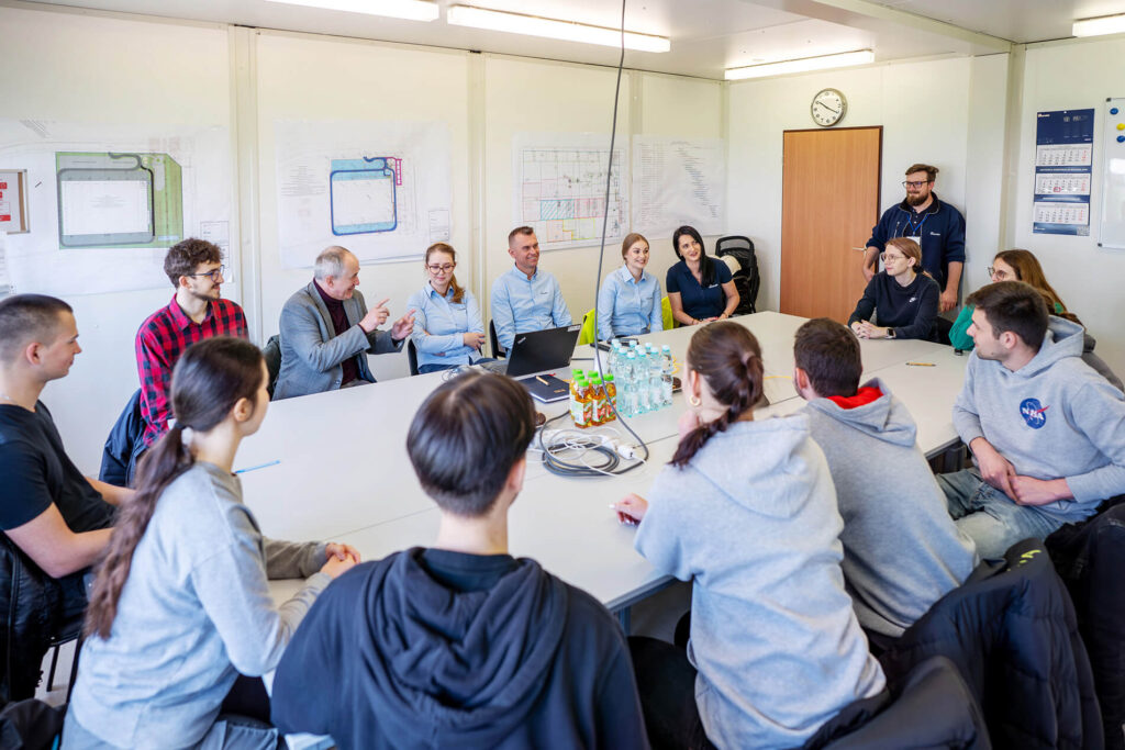 Construction work of a factory, Fortaco, Knurów, Kajima