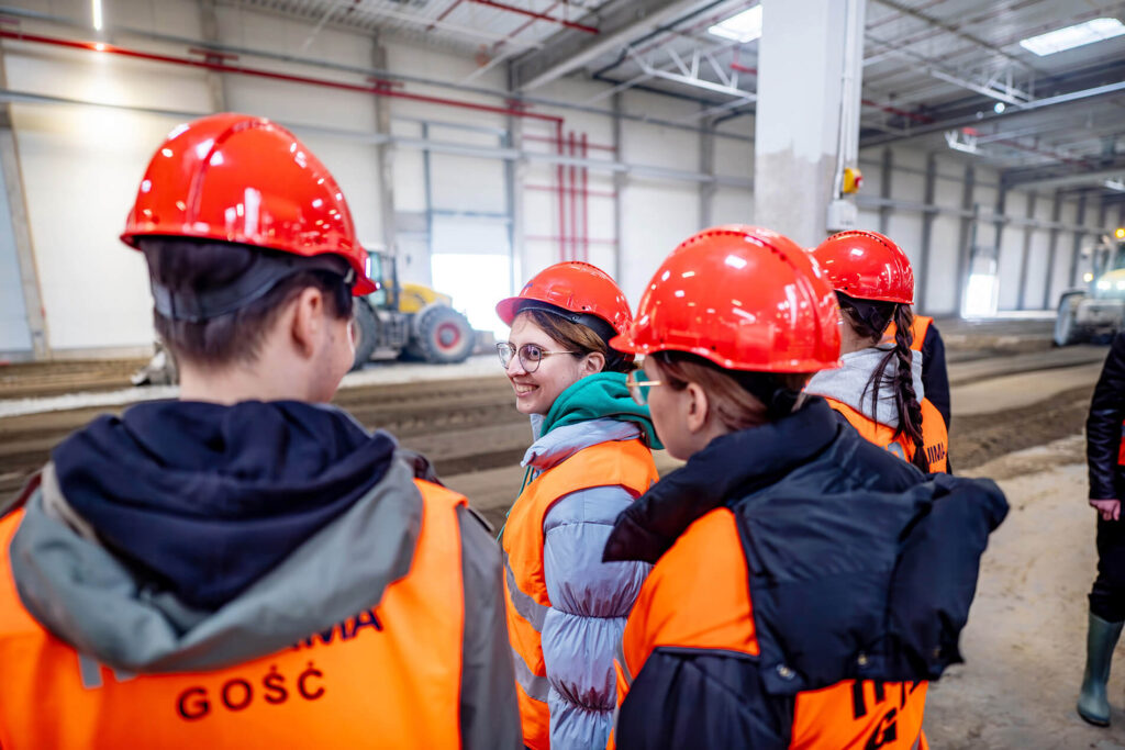Construction work of a factory, Fortaco, Knurów, Kajima
