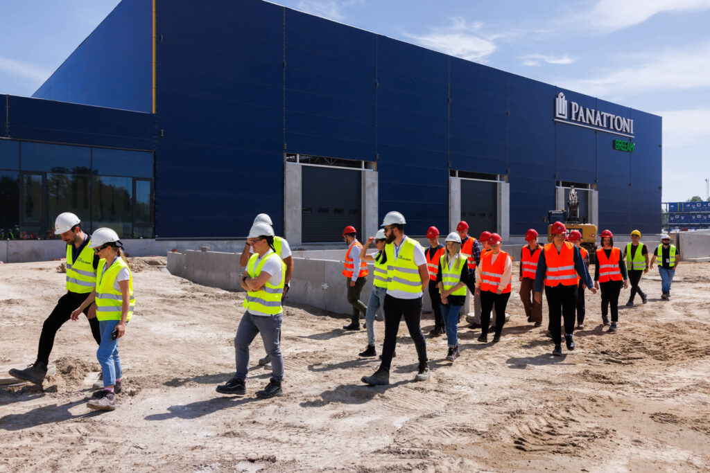 Panattoni Park Łódź West II, centrum magazynowo-logistyczne, budowa, Kajima