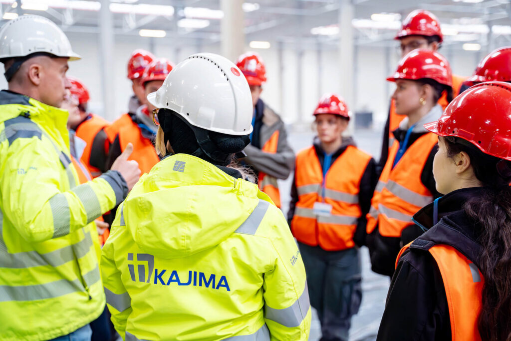 Construction work of a factory, Fortaco, Knurów, Kajima