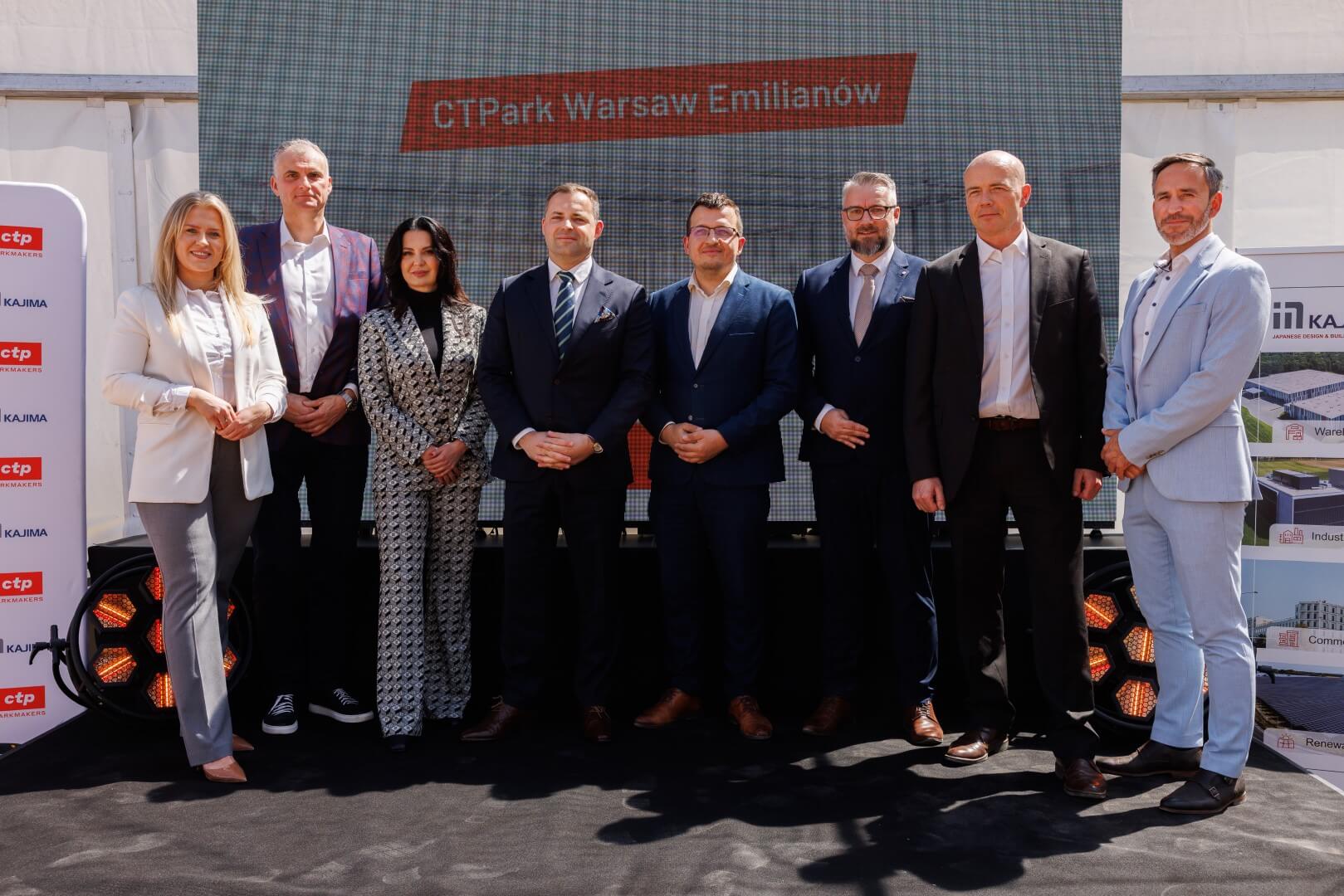 Rozpoczęcie budowy Centrum Dystrybucji w Emilianowie dla CTP Poland oraz ALDI Polska przez Kajima Poland