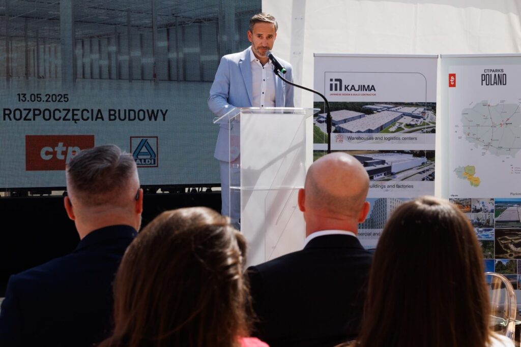 Rozpoczęcie budowy Centrum Dystrybucji w Emilianowie dla CTP Poland oraz ALDI Polska przez Kajima Poland