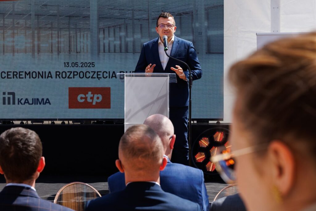 Rozpoczęcie budowy Centrum Dystrybucji w Emilianowie dla CTP Poland oraz ALDI Polska przez Kajima Poland