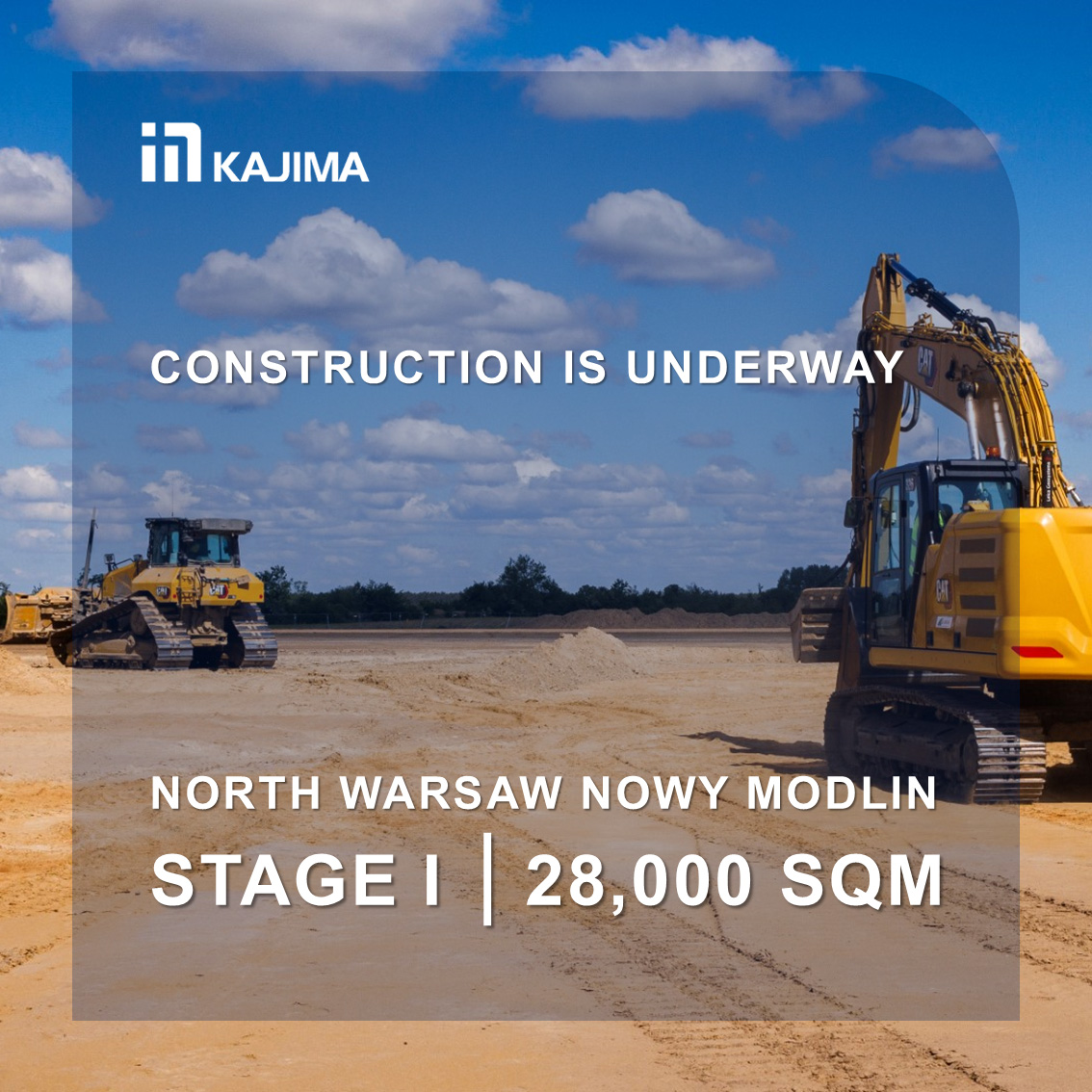 North Warsaw Nowy Modlin | budowa I Etapu inwestycji