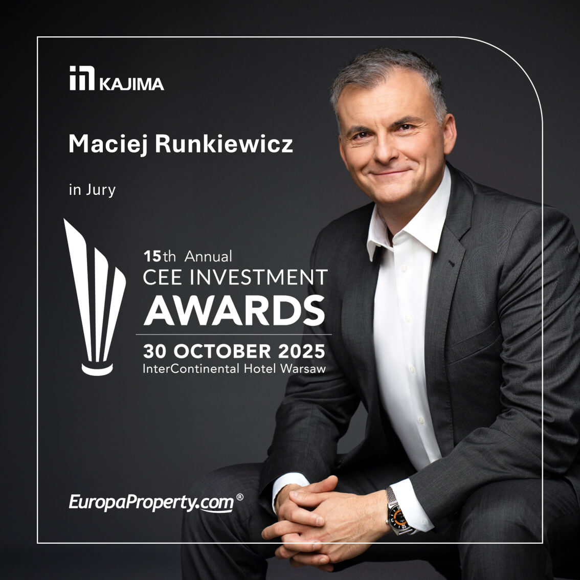 Maciej Runkiewicz - jury 15. CEE Investment Awards