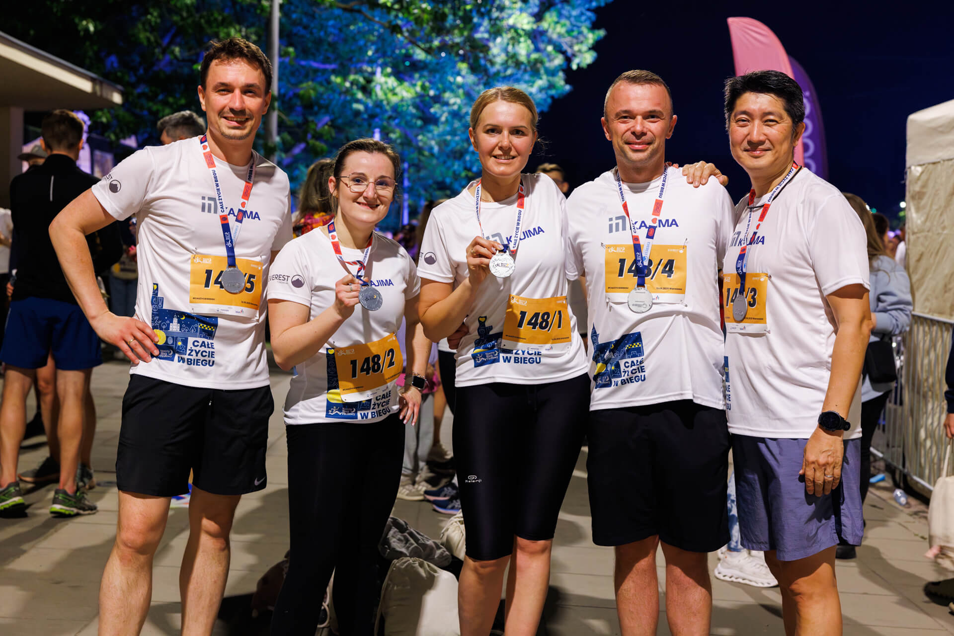 Nocny Bieg Firmowy Kajima 2025