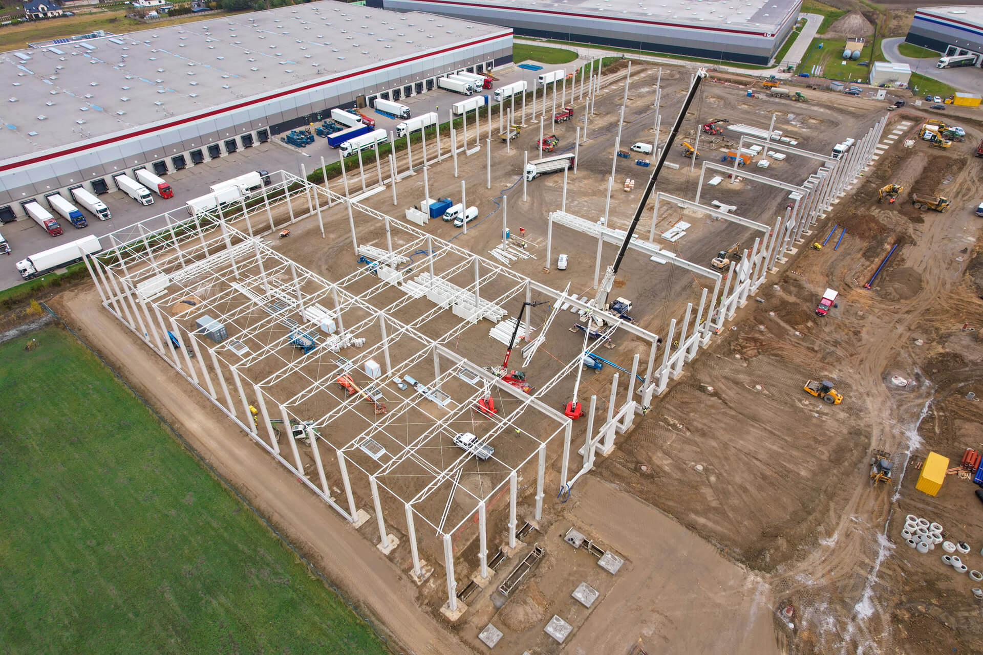 P3 Mszczonów, budowa