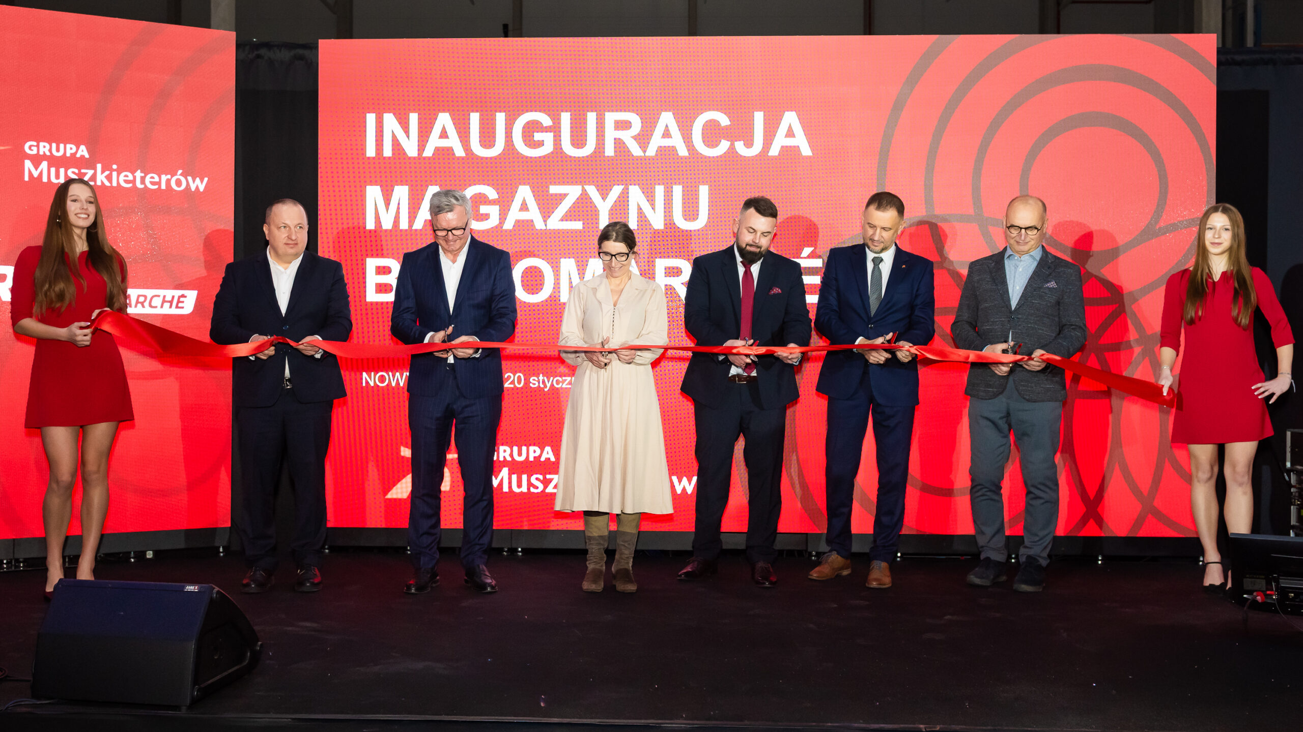 Inauguracja magazynu Bricomarché, Nowy Modlin