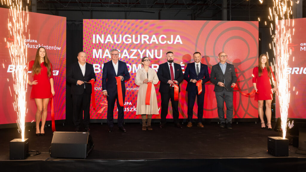 Inauguracja magazynu Bricomarché, Nowy Modlin