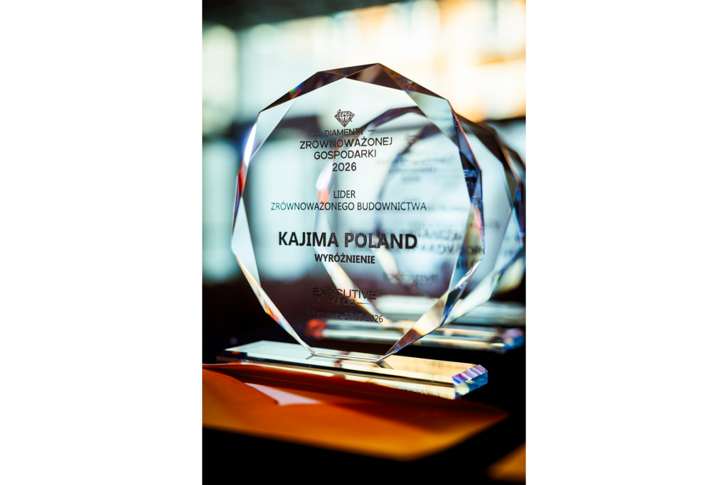 Gala Diamentów Zrównoważonej Gospodarki 2026 Kajima Poland