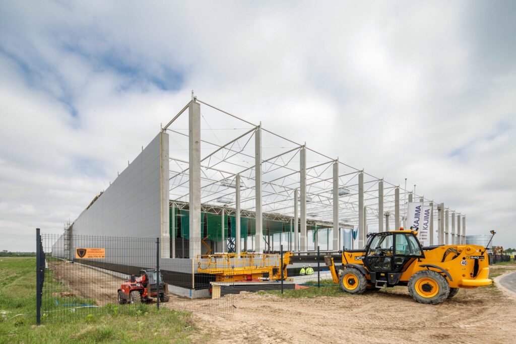Warsaw North Logistic Park, rozbudowa, Kajima, 2026